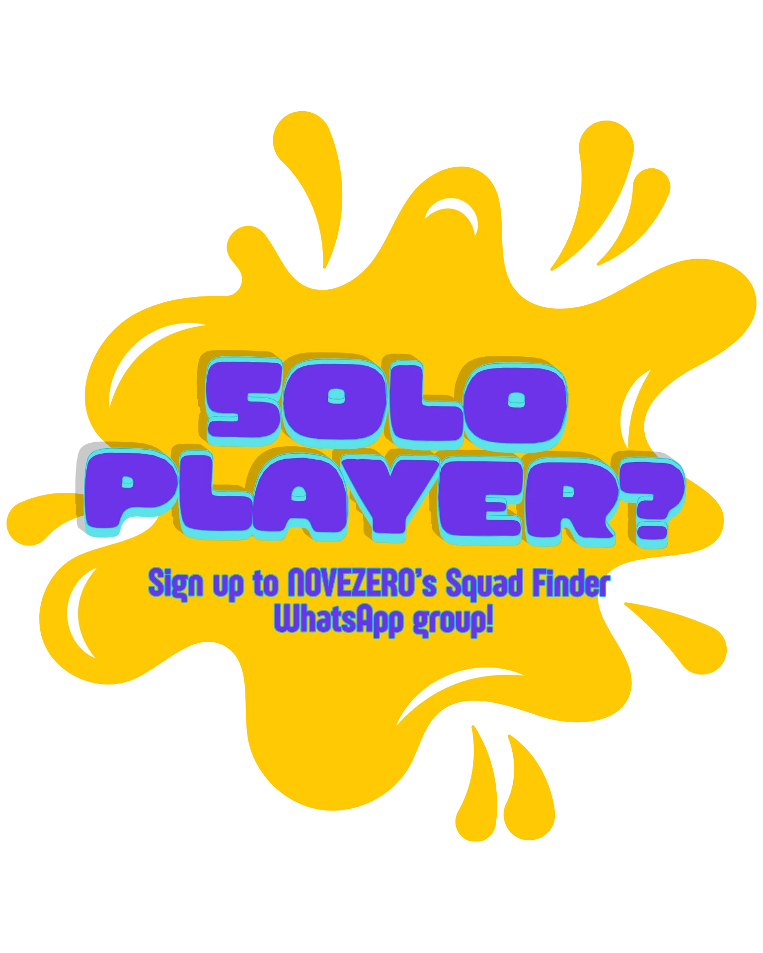 Solo players sign up to NOVEZERO's WhatsApp group